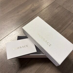 Authentic Versace White glasses Box (box only)